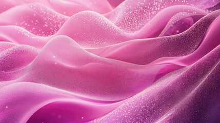Poster - Abstract elegant pink background featuring glitter and flowing wave patterns Beautiful illustration