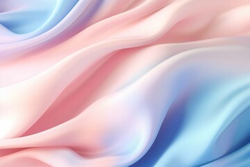 Beautiful silk flowing swirl of pastel gentle calming vibrant colourful light cloth background. Mock up template for product presentation