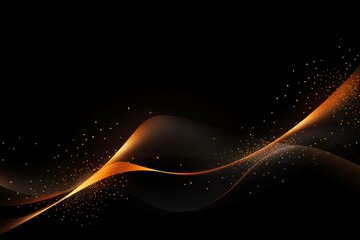 Wall Mural - Abstract Golden Wave Background - Elegant & Minimal Design