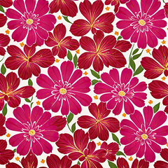 Wall Mural - Flower background 