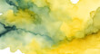 © Md - Abstract Watercolor Painting in Yellow and Green Hues