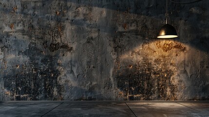 Wall Mural - Create textured stucco wall with dark vintage aesthetic for product displays