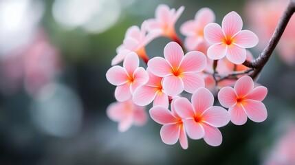 Wall Mural - Colorful hydrangea flowers blooming in a garden during springtime