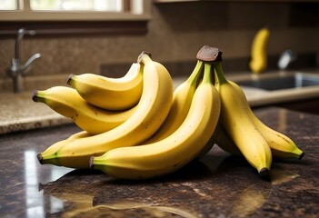 Wall Mural - bananas on the table