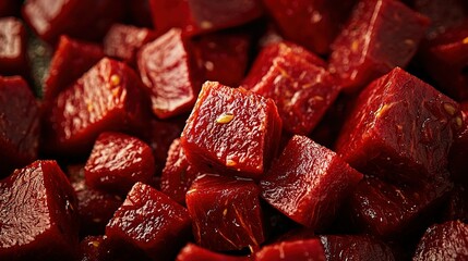 Poster -   A beet stack on a wooden table with two piles of cut beets