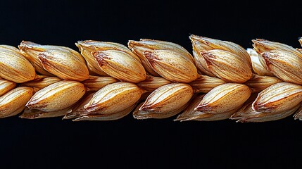 Wall Mural -   A detailed image of numerous flowers against a dark backdrop, displaying the petal reflections