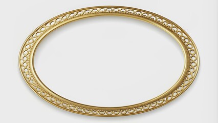 Gold circle frame suitable for adding a touch of elegance and sophistication to any design project, gold, circle, frame