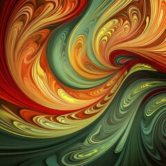 Canvas Print - abstract background with swirls