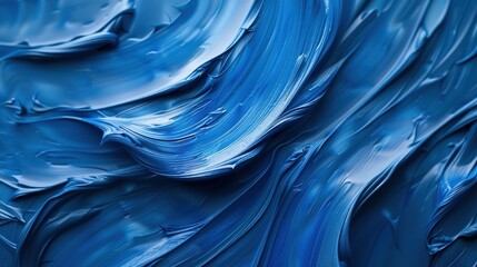 Wall Mural - Generate an abstract background in vibrant blue with a strong textured fiber effect. Ensure the design is engaging and versatile for use in backgrounds, textiles, and creative art