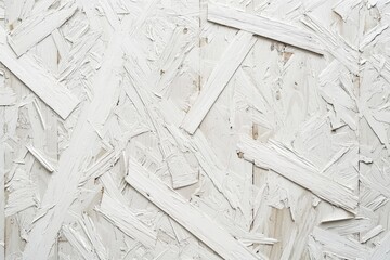 Wall Mural - Abstract background of white plywood texture created with generative AI