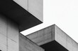 © Elmira - This composition highlights dramatic concrete facades with strong geometric lines, emphasizing the beauty of brutalist design in a stark urban setting