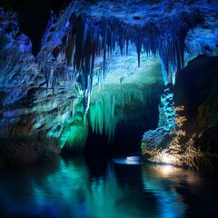 A mystical underground cavern