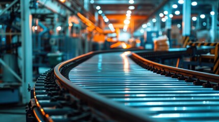 Conveyor Belt in a Manufacturing Facility