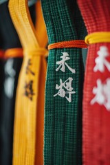 Poster - A collection of ties featuring Chinese writing