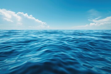 Poster - A serene lake scene with cloudy skies