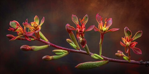 Poster - Anigozanthos manglesii Red and Green Kangaroo Paw Western Australia Floral Emblem