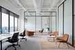 © Michael - Bright Airy Minimalist Office Interior Design Ideas for Modern Workspaces