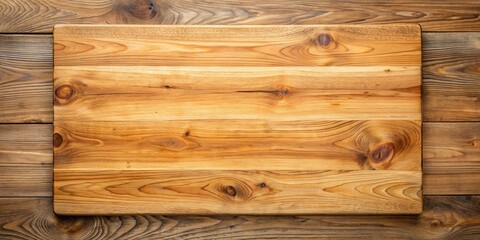 Wall Mural - A top down view of a wooden board with ample empty space ideal for use as a background, surface, texture, copay space, above, wooden,wood, floor, tabletop, pattern, worm's eye view, design