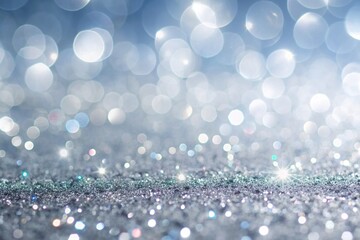 Wall Mural - elegant, shiny, abstract, out of focus, texture, minimalist, decorative, party, shine, blurred, shimmer, Abstract silver glitter sparkle defocused light background Minimalist