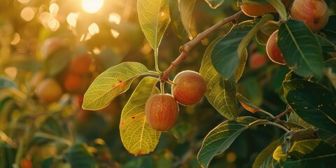 Poster - Major stress on the guava tree caused by heat and drought