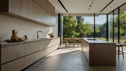 interior of a modern kitchen