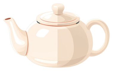 Sticker - PNG Teapot refreshment tableware crockery.