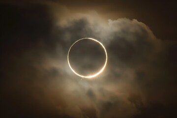 Poster - Celestial Spectacle: Solar Eclipse in Full Glory