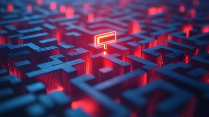 Poster - Navigating the Digital Maze A 3D Search Engine Interface Guiding the Way