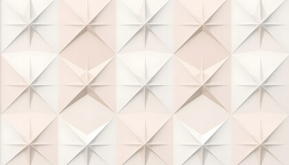 Wall Mural - geometric pattern isolated with white highlights, png