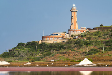 Wall Mural - Punta Ballena Lighthouse also known as Pampatar Lighthouse in Margarita Island, Venezuela.