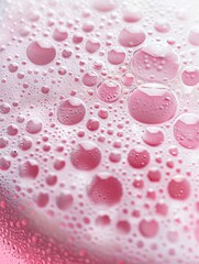 Poster - Pink bubbles abstract