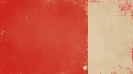 Wall Mural - Red and white grunge background