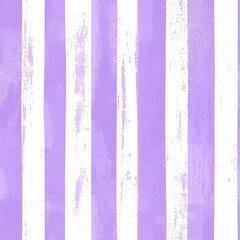 Seamless pattern of soft lavender and white candy stripes