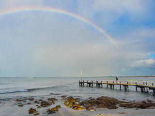 Canvas Print - Rainbow at Dunsborough