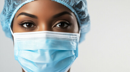 Wall Mural - portrait of a female surgeon