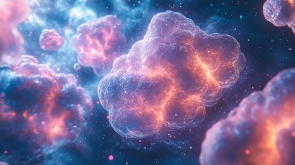 Wall Mural - Cosmic Nebula.