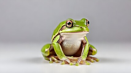 frog on a leaf