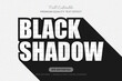 © Dark Anchor - Black Long Shadow editable text effect,font graphic style Suitable for presentations, posters, social media graphics, and digital designs. Creative and sleek design.