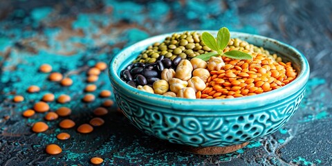 Poster - beans in a bowl