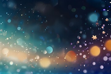 Wall Mural - 
 Save to Library
 Download Preview Preview Crop
 Find Similar
 
File #:  399200155
blue snowfall bokeh background, abstract snowflake background on blurred abstract blue Generative AI