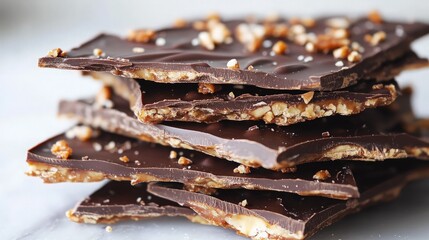 Chocolate Bark With Toppings