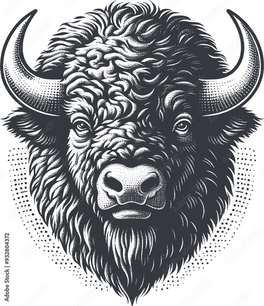 bison vector Stock Vector | Adobe Stock