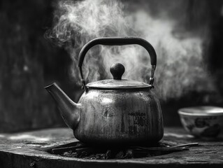 Wall Mural - Tea Kettle Steaming