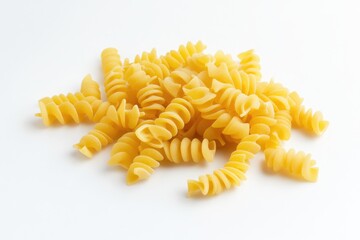 Canvas Print - Pasta Pile on White