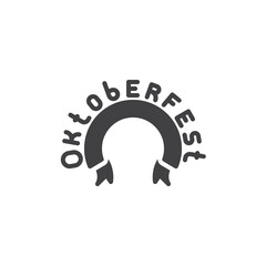 Sticker - Oktoberfest written vector icon