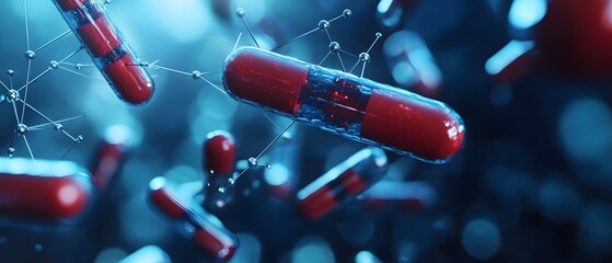 Poster - photography concept showcasing the potential of molecular nanotechnology in delivering innovative me