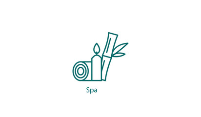 Poster - Vector Icon: Spa for Relaxation and Well-being