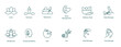 © yasindu - Vector Icons Set: Lotus, Harmony, Relax Stone, Stress Management, Wellness Food, Body Massage, Mindfulness, Meditation, Emotional Well-Being, Diet, Spa, Head Massage, Foot Massage