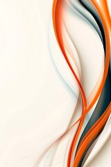 Poster - An abstract background with bold, sweeping lines and a vibrant color palette, providing a clear area for copy space on the right side.