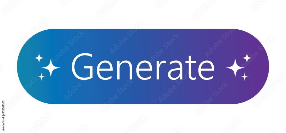 generate button for ai service. command prompt to generative ai icon ...